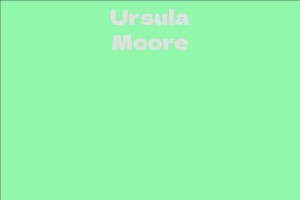 Ursula Moore
