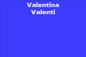 Valentina Valenti