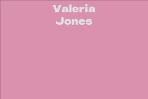 Valeria Jones