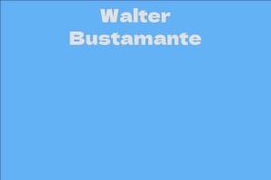 Walter Bustamante