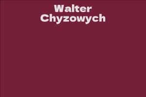 Walter Chyzowych