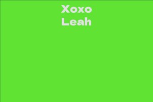 Xoxo Leah