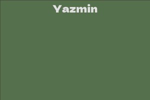 Yazmin