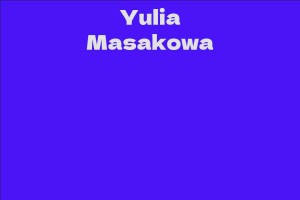 Yulia Masakowa
