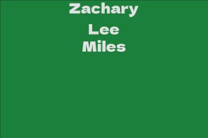 Zachary Lee Miles