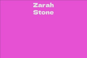 Zarah Stone