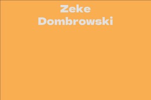 Zeke Dombrowski