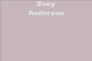 Zoey Anderson