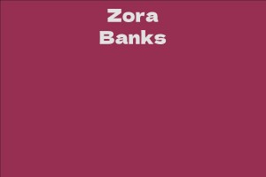 Zora Banks